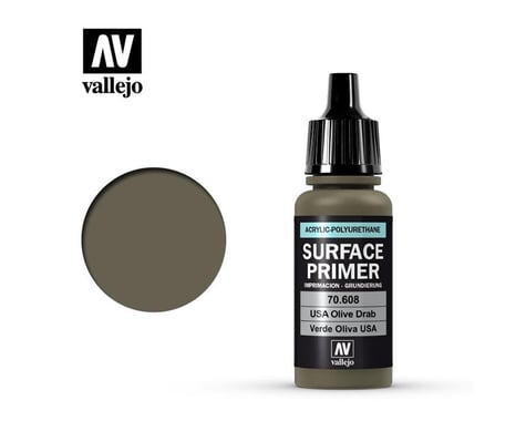 Vallejo Paints 17ML UK OLIVE DRAB SURFACE PRIMER