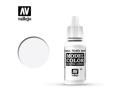 Vallejo Paints 17ML WHITE GLAZE MODEL COLOR