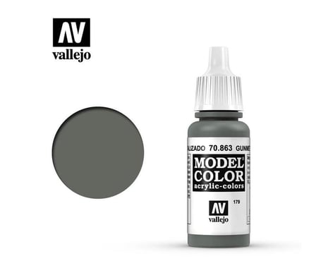 Vallejo Paints 17ML GUN METAL GREY MODEL COLOR