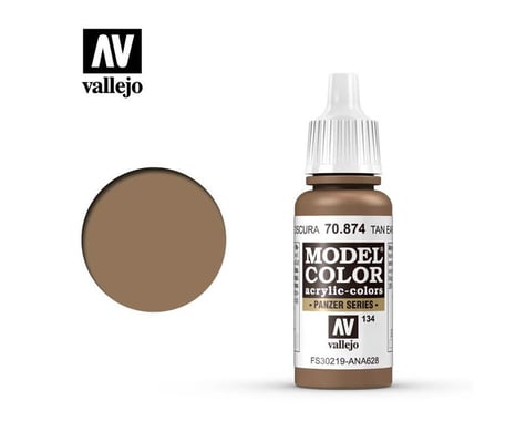 Vallejo Paints 17ML USA TAN EARTH MODEL COLOR