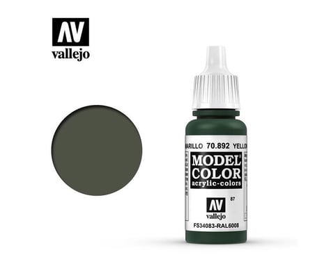 Vallejo Paints 17ML YELLOW OLIVE MODEL COLOR