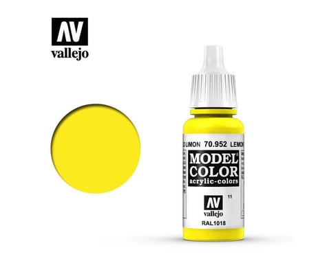 Vallejo Paints 17ML LEMON YELLOW MODEL COLOR
