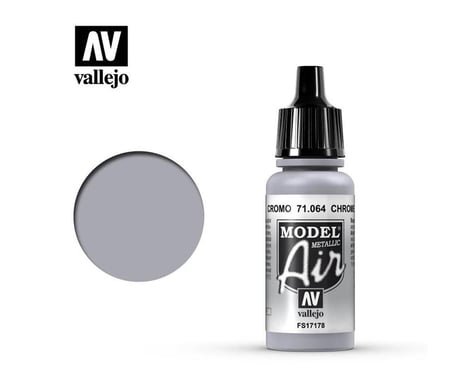 Vallejo Paints 17ML METALLIC CHROME MODEL AIR