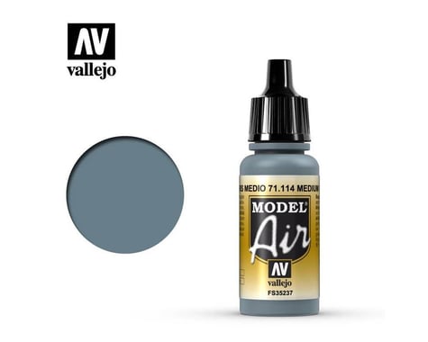 Vallejo Paints 17ML MEDIUM GREY MODEL AIR