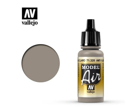 Vallejo Paints 17ML AMT1 LIGHT GREY BROWN MODEL AIR