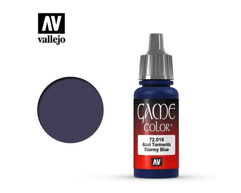 Vallejo Paints 17ML STORMY BLUE GAME COLOR