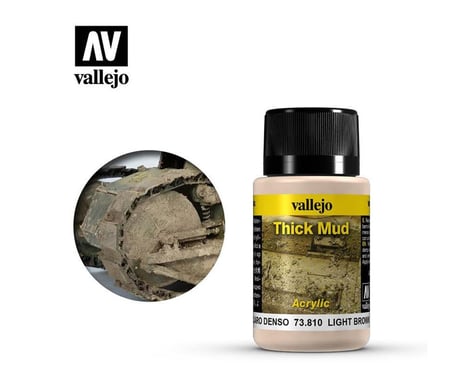 Vallejo Paints LIGHT BROWN THICK MUD 40ML