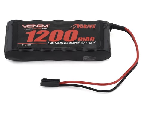 Venom Power 5-Cell 6V 1200mAh NiMH Flat Receiver Battery