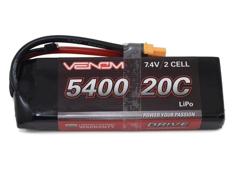 Venom Power 2S 20C LiPo Battery w/UNI 2.0 Connector (7.4V/5400mAh)