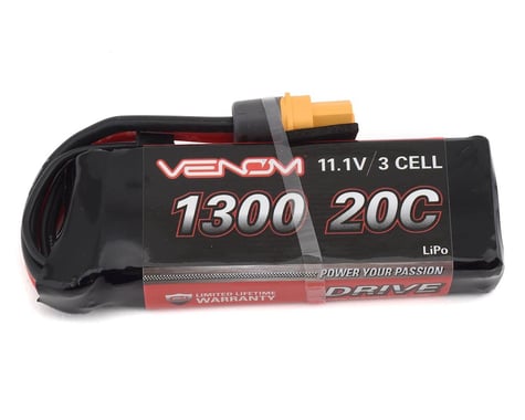 Venom Power 3S LiPo 20C Battery Pack w/UNI 2.0 Connector (11.1V/1300mAh)