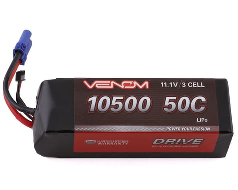 Venom Power Drive 3S 50C LiPo Battery w/EC5 (11.1V/10500mAh)