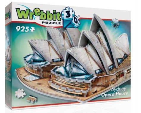 WREBBIT 3D W3D2006 Sydney Opera House 3D Jigsaw Puzzle(925-Piece)