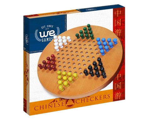 Wood Expressions CHINESE CHECKER 11 1/2IN BOARD+PEGS