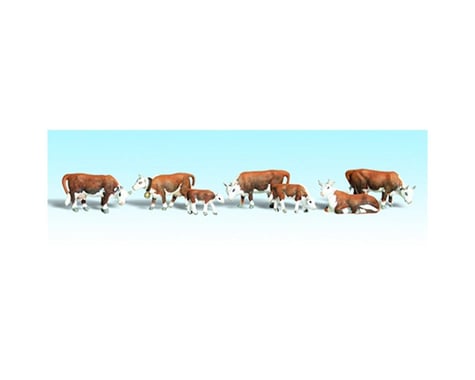 Woodland Scenics N Hereford Cows