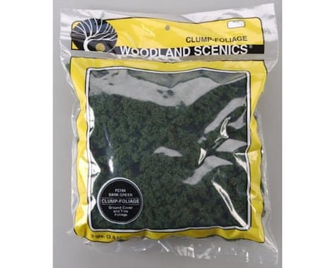 Woodland Scenics Clump-Foliage Bag, Dark Green/165 cu. in.