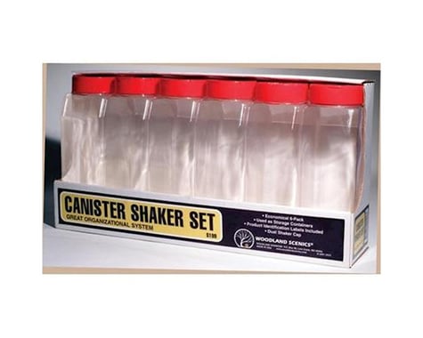 Woodland Scenics Canister Shaker Set (6)
