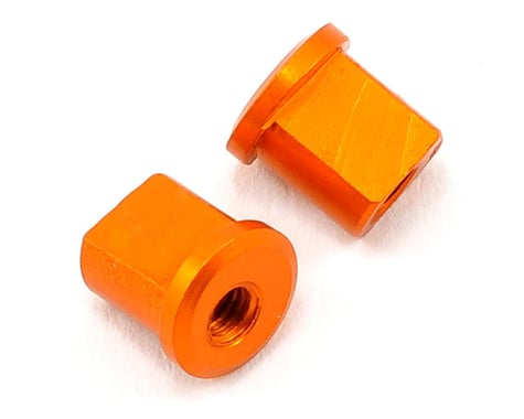 XRAY 0.5mm Aluminum Eccentric Bushing (Orange) (2)