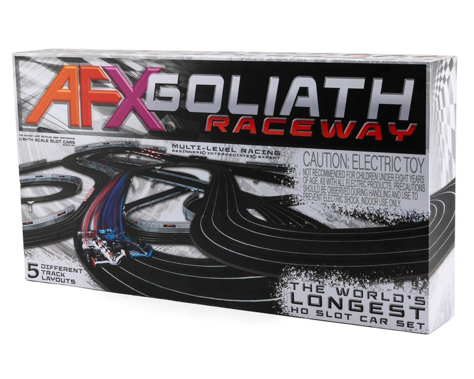 SCRATCH & DENT: AFX Goliath Raceway Slot Car Track Set