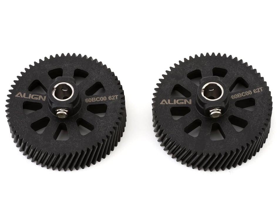 アラインのTB60 Align TB60 Slant Thread Main Drive Gear Set (62T) [AGNHB60G001XX