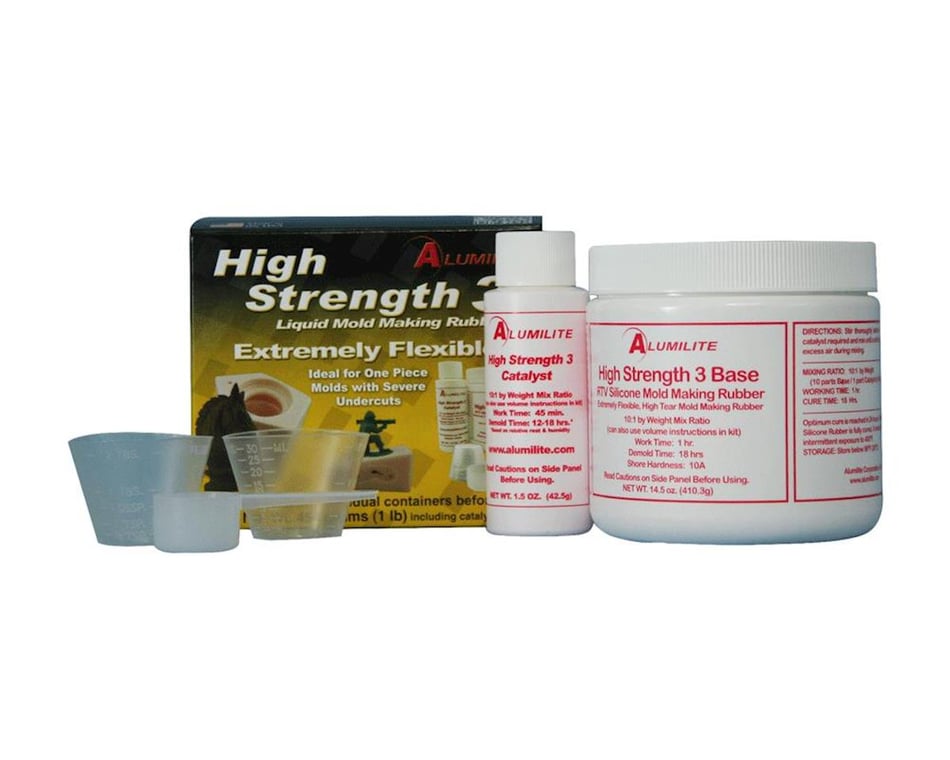 Alumilite High Strength 3 Liquid Mold Making Rubber, 1-Pound, Pink  [ALU20500] - HobbyTown