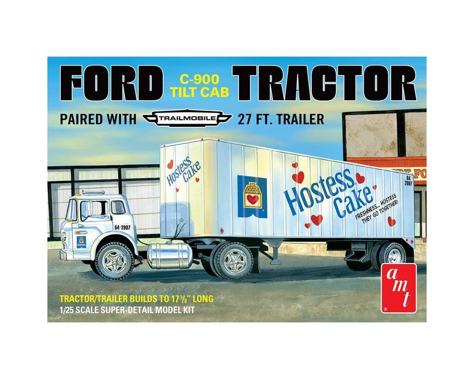 1/25 Ford C600 Hostess Truck with Trailer