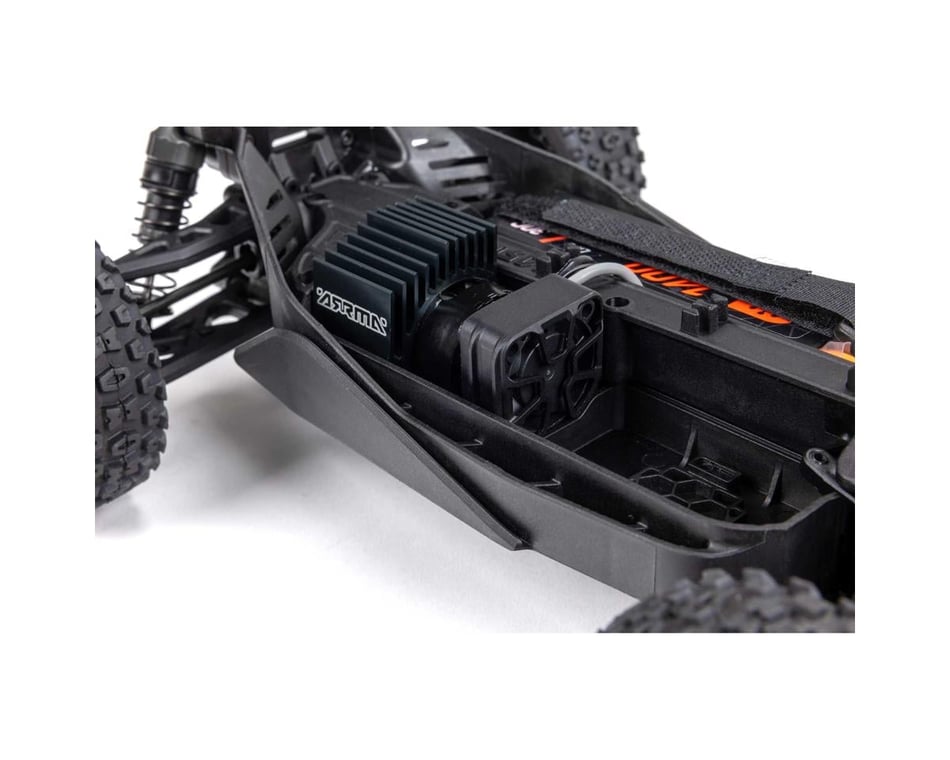 Arrma Typhon Grom MEGA 4WD 380 Brushed 1/14 Buggy RTR (Blue/Silver