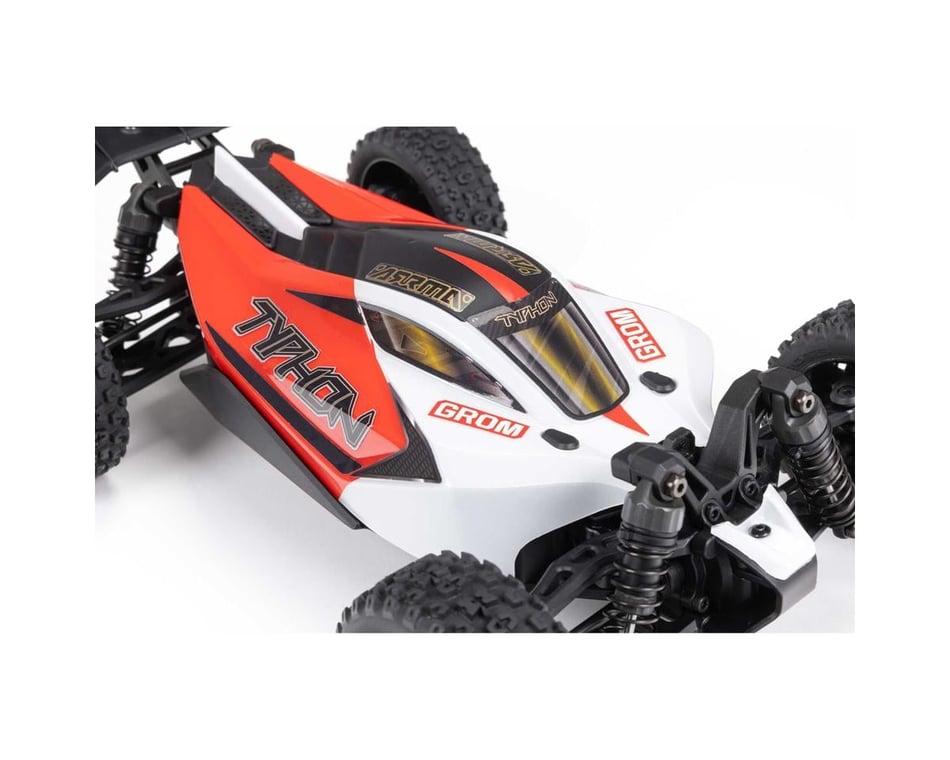 Arrma Typhon Grom MEGA 4WD 380 Brushed 1/14 Buggy RTR (Red/White