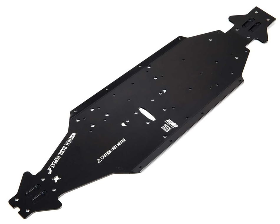 Arrma Aluminum Chassis CNC 7075 T6 LWB, Black: EXB [ARA320571