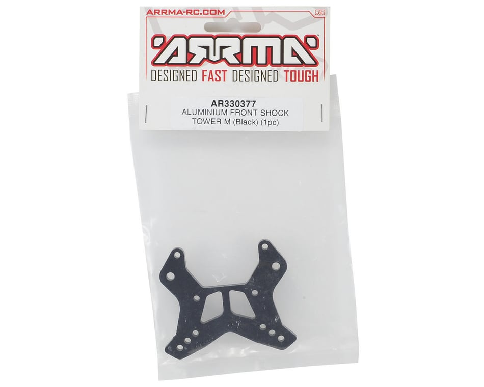 Arrma Aluminum Front Shock Tower (Black) (M) [ARA330377] - HobbyTown