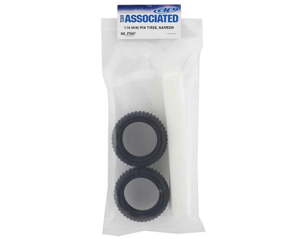 Team Associated Reflex 14B Narrow Mini Pin Tire w/Inserts (2