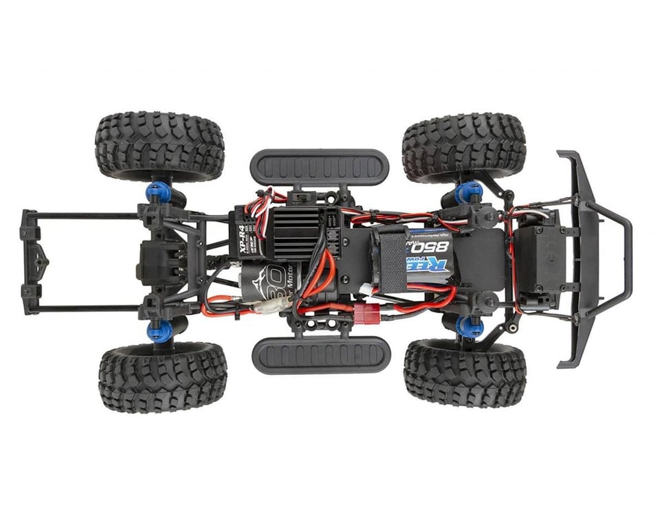 Team Associated CR12 Tioga Trail Truck RTR 1/12 4WD Rock Crawler  (White/Blue) w/2.4GHz Radio, Battery & Charger