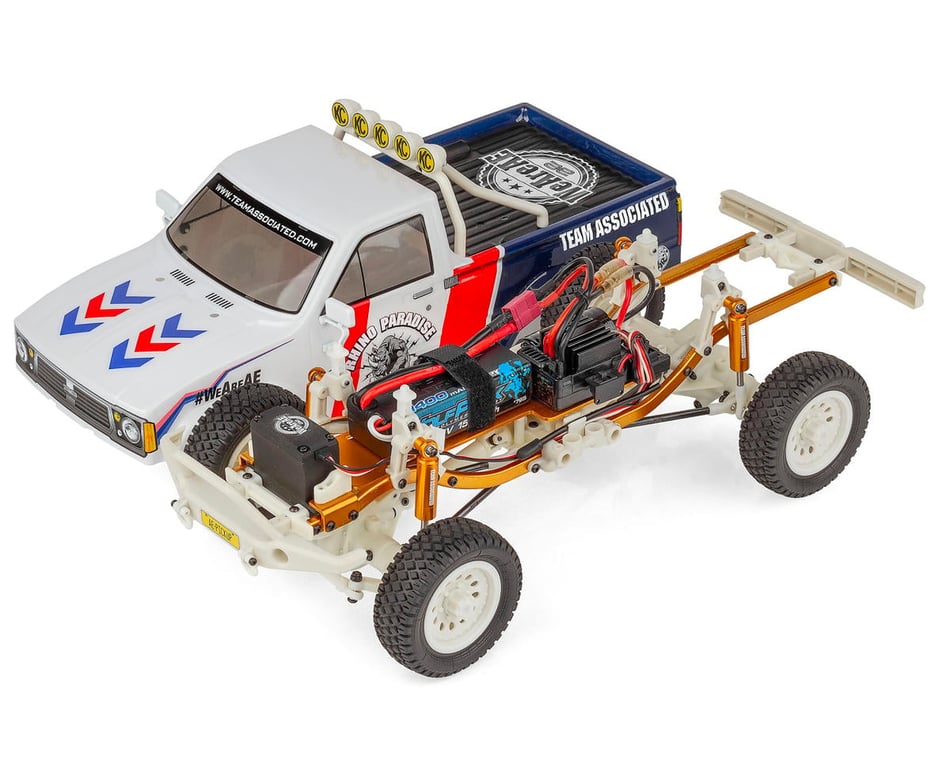 Team Associated RC10 Pickup Truck 1/12 4x4 Rock Crawler Kit (Clear