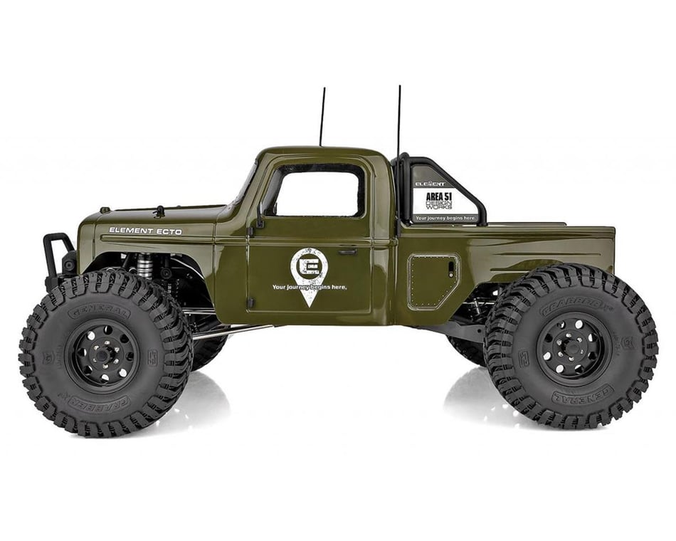 Element RC Enduro Ecto Trail Truck 4x4 RTR 1/10 Rock Crawler Combo (Green)  w/2.4GHz Radio, Battery & Charger