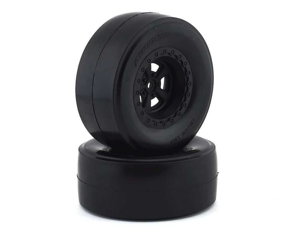 NEW Team Associated DR10 Drag Car Slicks Rear and Front Wheels & Tires high quality 12mm Hex