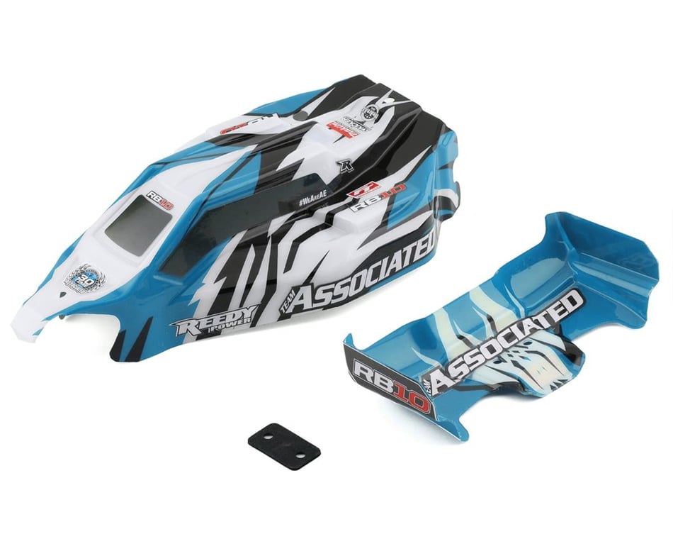 Team Associated RB10 RTR Pre-Painted Body & Wing (Blue) [ASC72017