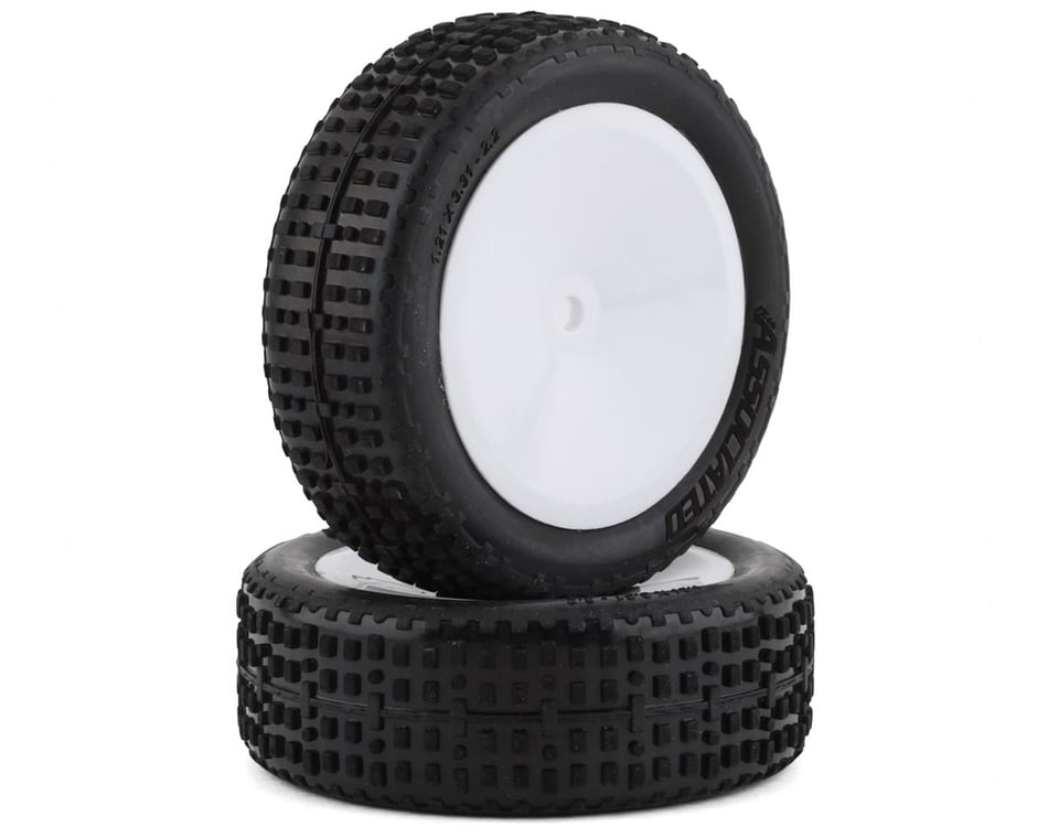 Team Associated RB10 RTR Front Pre-Mounted Tires (White) (2