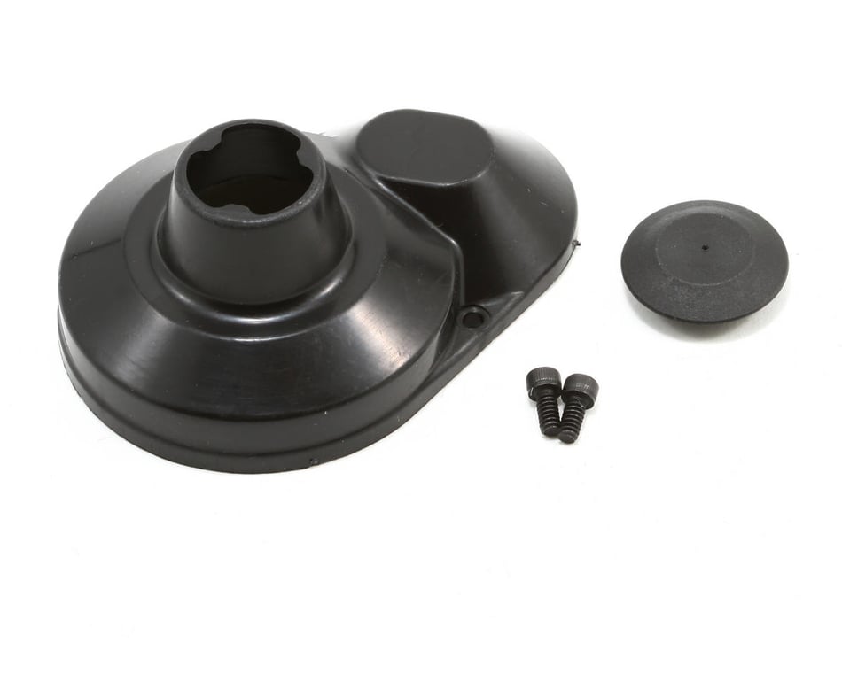 Team Associated Molded Gear Cover (Black) (B4/T4) [ASC7460