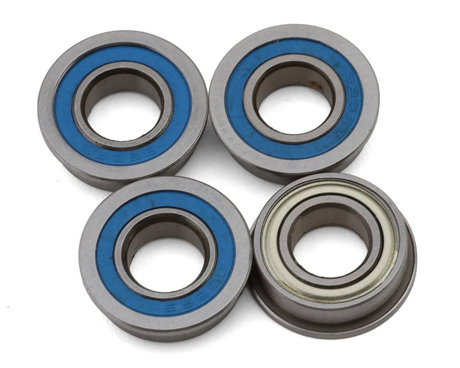 コムクル R Team Associated 8x16x5mm Factory Team Flanged Bearing (4