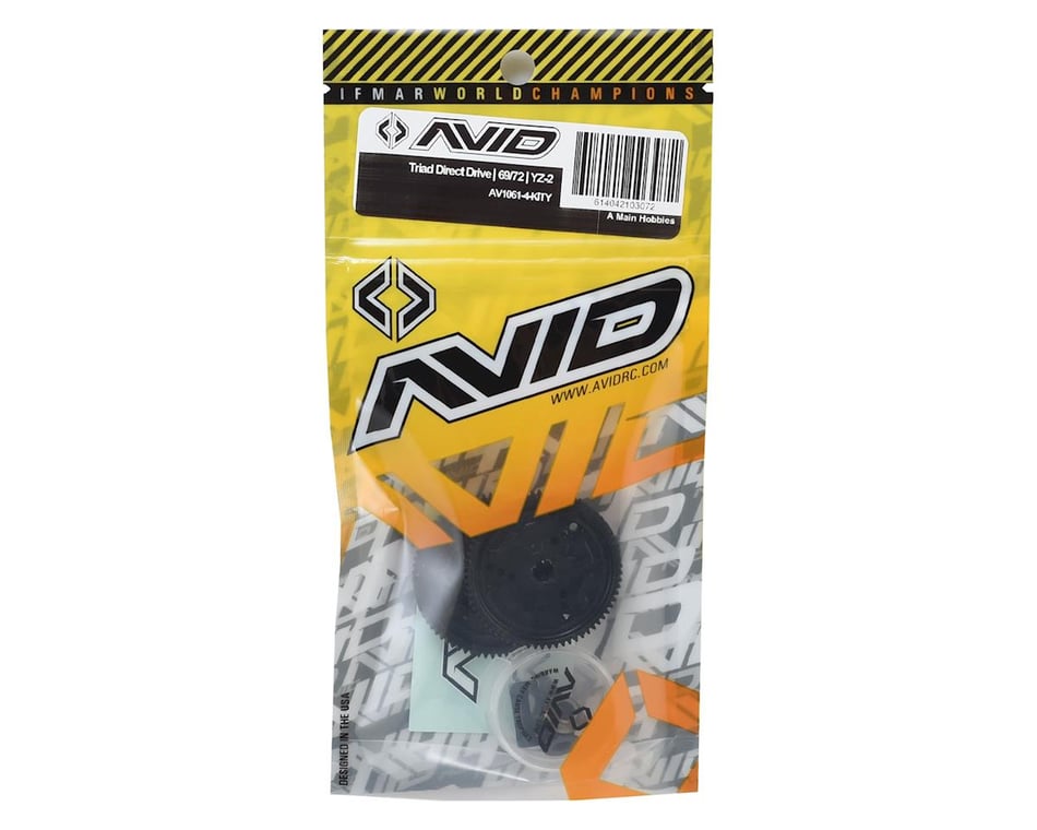 Avid RC YZ-2 Triad Direct Drive w/Spur Gears (69T/72T) [AVD1061-4