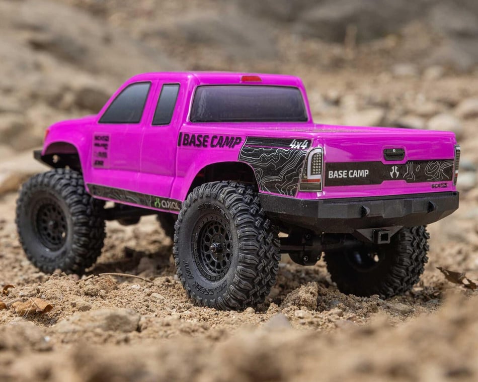 Axial SCX24 Base Camp 1/24 4WD RTR Scale Mini Crawler (Pink) [AXI