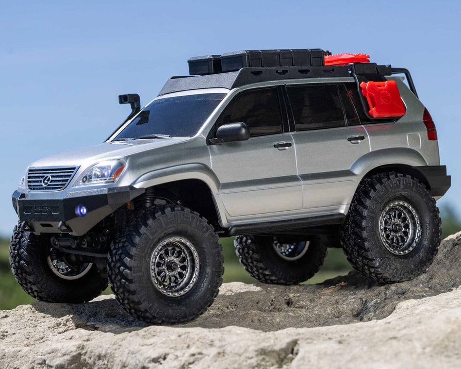 Axial SCX24 Lexus GX 470 1/24 4WD RTR Scale Mini Crawler (Silver