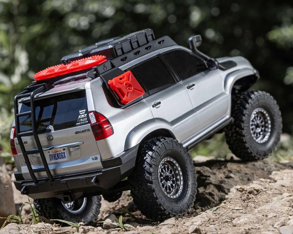 Axial SCX24 Lexus GX 470 1/24 4WD RTR Scale Mini Crawler (Silver