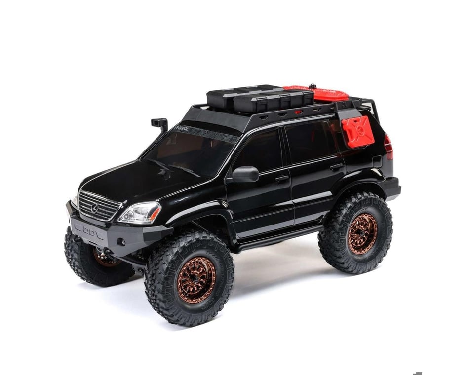 Axial SCX24 Lexus GX 470 1/24 4WD RTR Scale Mini Crawler (Black) w/2.4GHz  Radio, Battery & Charger