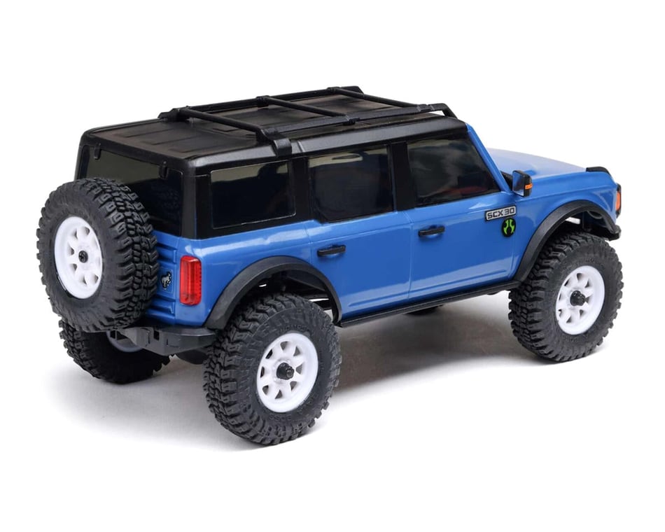 Axial SCX30 Ford Bronco 1/30 4WD RTR Scale Mini Crawler (Blue