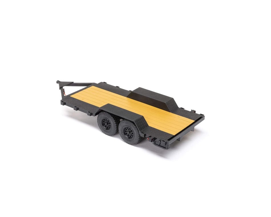 Axial SCX24 Flat Bed Vehicle Trailer with LED Taillights 1/24th