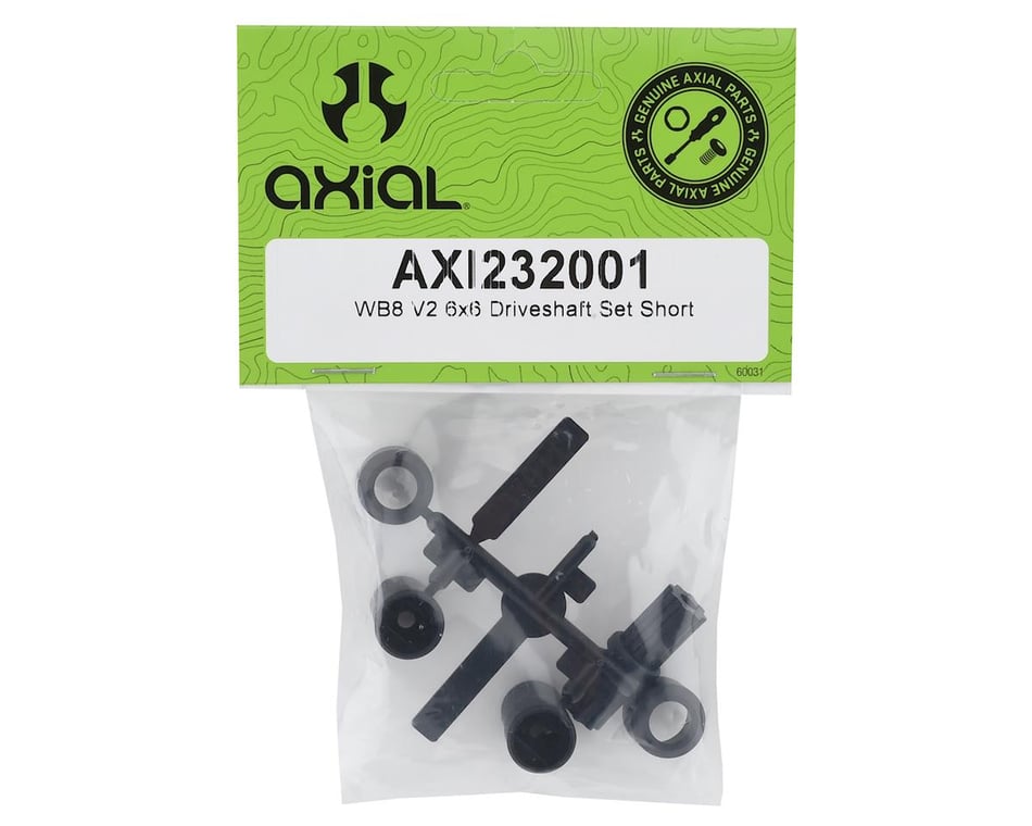 Axial Racing WB8 V2 6x6 Driveshaft Set Short AXI232001
