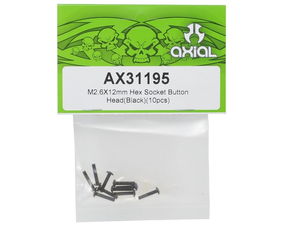Axial 2.6x12mm Button Head Hex Screw (10) [AXI31195] - HobbyTown
