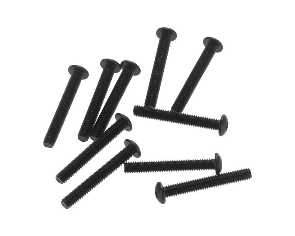 Axial Hex Socket Button Head M2.6x18mm Black (10) [AXI31491