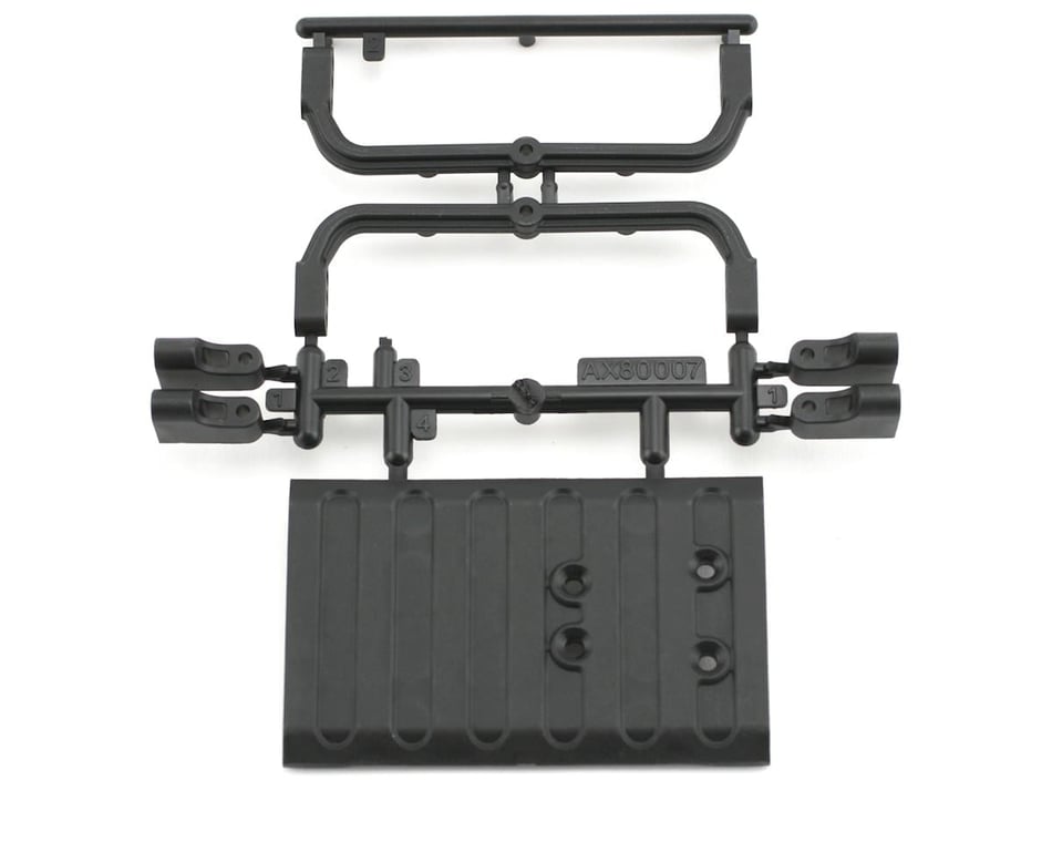 3Racing Graphite Servo Plate For AX10 Scorpion - 3Racing Graphite Servo