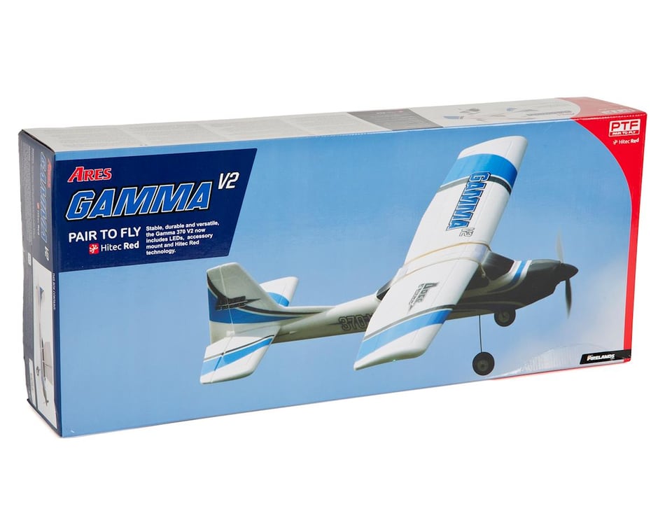 Ares Gamma 370 V2 PTF (Pair-To-Fly) Electric Parkflyer Airplane